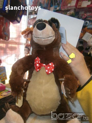 МАША И МЕЧОКА Плюшен мечок-25 см., снимка 3 - Плюшени играчки - 14438277
