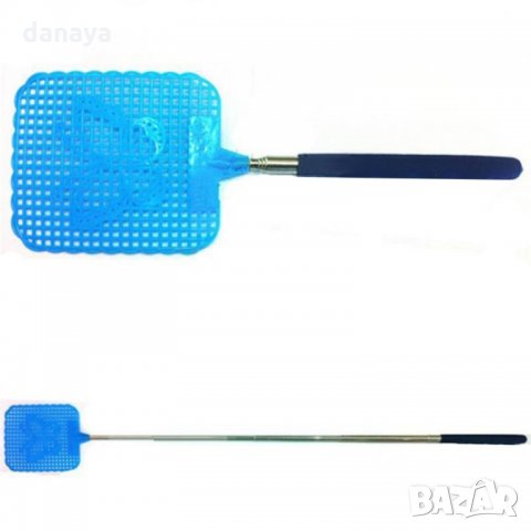 432 Палка за мухи с телескопична дръжка сгъваема мухобойка, снимка 3 - Други - 22113020