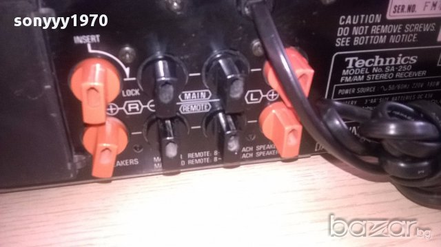 technics sa-250-amplifier-japan-внос швеицария, снимка 13 - Ресийвъри, усилватели, смесителни пултове - 12649134