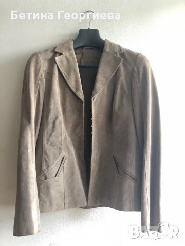 Дамско сако естествен велур на Betty Barclay, снимка 3 - Сака - 22674415