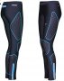 Nike Dri-Fit Running Long Tights L Black-Blue, снимка 1
