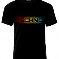 Мъжка тениска Techno House Trance Dance Music, снимка 1 - Тениски - 21066997