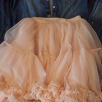 Розова тюлена поличка "Pomp de Lux", снимка 1 - Детски рокли и поли - 21027327