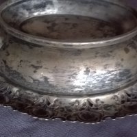 стара посребрена купа арт деко, снимка 6 - Антикварни и старинни предмети - 25513344