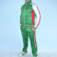 Мъжки спортен екип БЪЛГАРИЯ 485, бяло, зелено, червено, полиестер. , снимка 5 - Спортни дрехи, екипи - 7292112