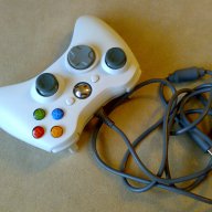 НОВ Xbox360 контролер, с кабел - БЯЛ, снимка 2 - Аксесоари - 13263417