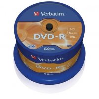 DVD-R 4.7GB Verbatim - празни дискове , снимка 2 - DVD дискове - 22346267