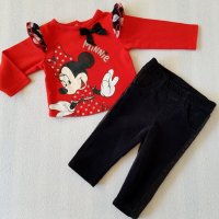 Панталон с паети 3-6 месеца, снимка 4 - Комплекти за бебе - 24569527