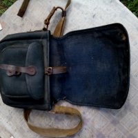 Стара кожена чанта #6, снимка 4 - Антикварни и старинни предмети - 21988510