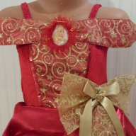 НАЛИЧНА  Уникална рокля на Барби с ръкавици и перлена огърлица, снимка 10 - Детски рокли и поли - 8308911