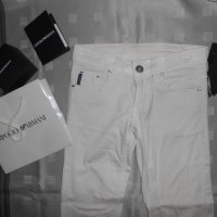 Бели дънки armani jeans, снимка 2 - Дънки - 18418330