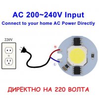 LED COB 9 ВАТА ДИРЕКТНО НА 220 ВОЛТА ., снимка 5 - Лед осветление - 22216541