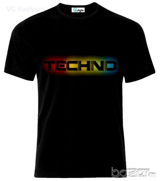 Мъжка тениска Techno House Trance Dance Music, снимка 1