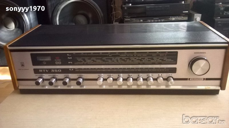 Grundig rtv350a-stereo receiver-ретро машина-внос швеицария, снимка 1