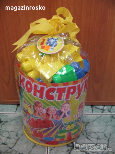 Конструктор с едри елементи 54бр., снимка 1
