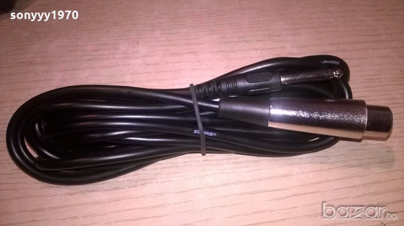 SHURE PROFI//shure-нов кабел за микрофон, снимка 1