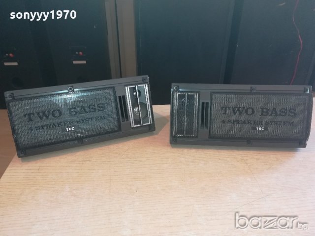 tec 8118al two bass-2x100w-28х15х13см-внос швеицария, снимка 2 - Тонколони - 20963608