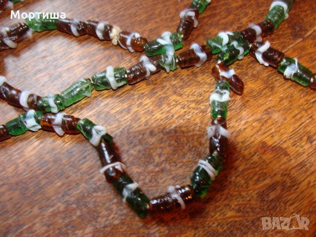  Мурано великолепна огърлица  НАМАЛЕНИЕ , снимка 6 - Колиета, медальони, синджири - 21978080