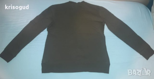 Тъмно кафяв стилен и марков мъжки пуловер H&M, размер: М, снимка 9 - Блузи - 23490970