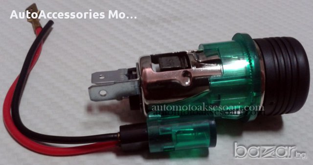 Автомобилна запалка 12V с осветление и с метален цокъл, снимка 9 - Аксесоари и консумативи - 13843156