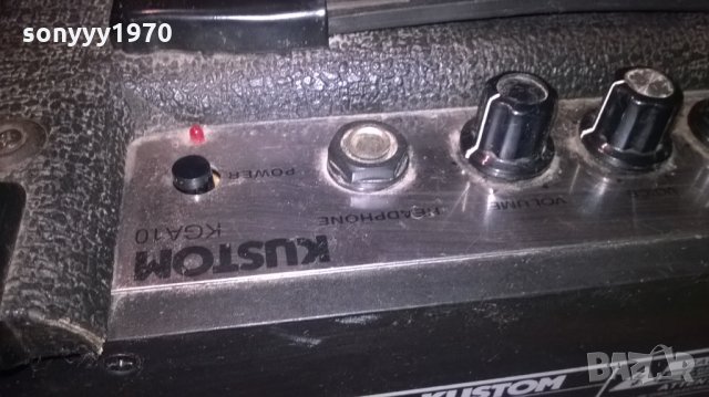 kustom kga10-lead guitar amplifier-внос швеицария, снимка 7 - Китари - 24641994