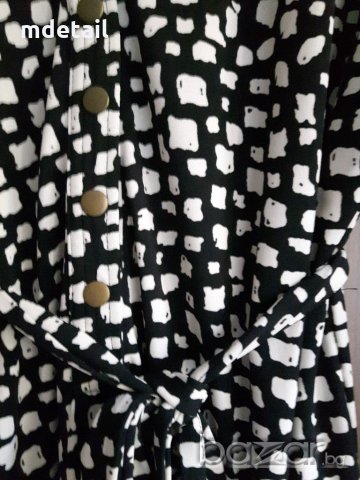 THE LIMITED - черно-бяла рокля/туника, снимка 4 - Рокли - 19837653