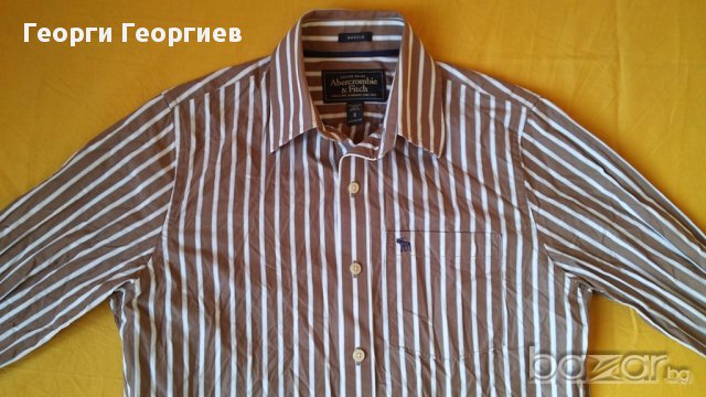 Мъжка риза Abercrombie & Fitch /Аберкромби енд фич, 100% оригинал, снимка 1 - Ризи - 17927190