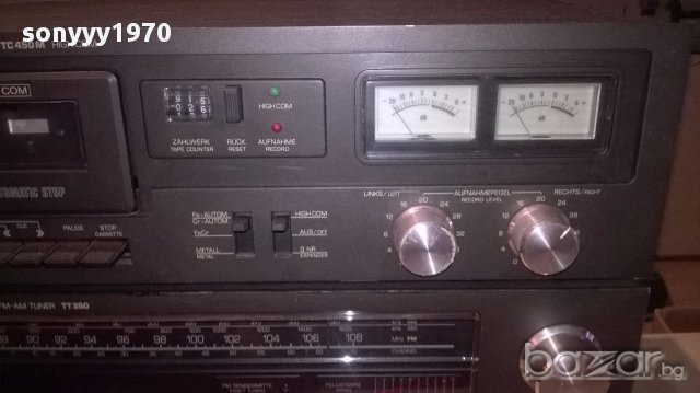 telefunken-tuner+deck+amplifier-ретро комплект-внос швеицария, снимка 10 - Ресийвъри, усилватели, смесителни пултове - 17998705