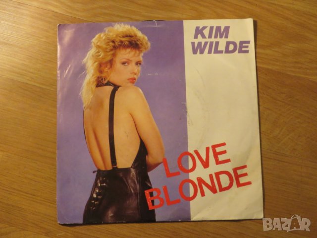 малка грамофонна плоча - Kim Wilde  - Love blonde -   изд.80те г.