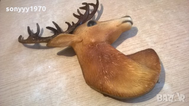 елен с рога-30х20х5см-внос швеицария, снимка 4 - Колекции - 23358731