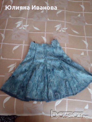 Интересна пола в синьо, снимка 2 - Поли - 19439148