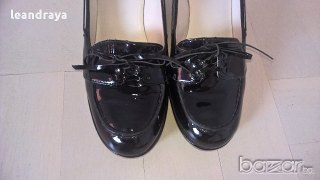 Lacoste дамски лачени обувки № 38.5-39 , снимка 2 - Дамски ежедневни обувки - 17785146