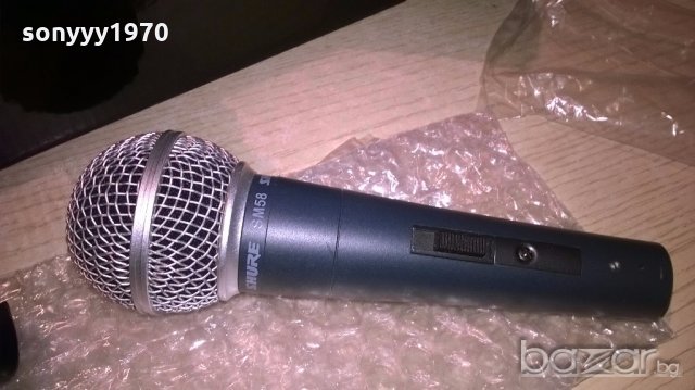 shure sm58 full complect-microphone-нов пълен комплект, снимка 2 - Микрофони - 19968160