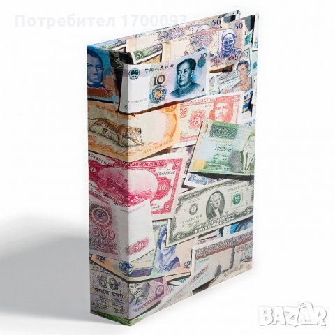 Албум за 300 банкноти с 100 броя двойнопрозрачни листи Leuchtturm, снимка 1 - Нумизматика и бонистика - 24096263