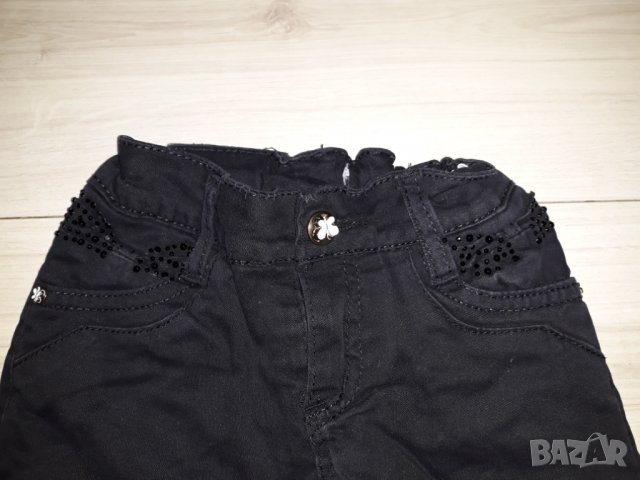 Детски ватирани черни дънки за момиче марка ZHONG FU, снимка 3 - Детски панталони и дънки - 23726625