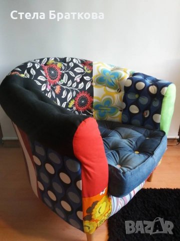Дънкови кресла / Ръчно изработени дамаски , снимка 8 - Платове и дамаски - 22317765