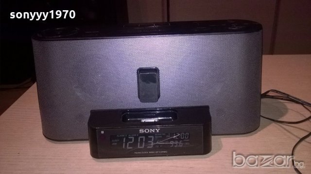 sony iphone/tuner/clock/aux/ampli+adaptor-внос англия, снимка 4 - Ресийвъри, усилватели, смесителни пултове - 19582368