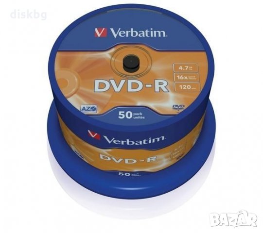 DVD-R 4.7GB Verbatim - празни дискове , снимка 2 - DVD дискове - 22346267