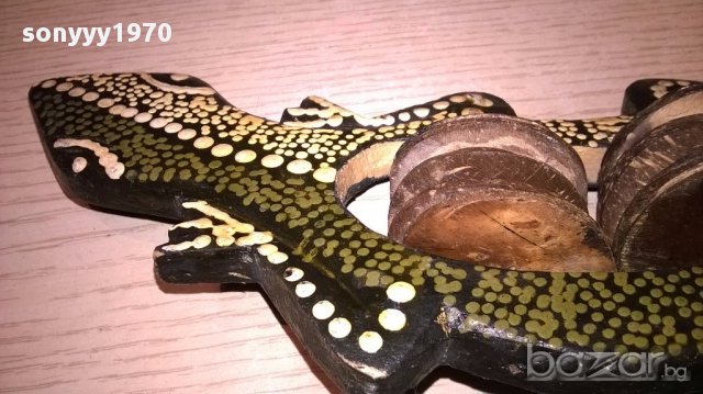 Ретро музикален инструмент-31/9см-внос швеицария, снимка 6 - Антикварни и старинни предмети - 16519664