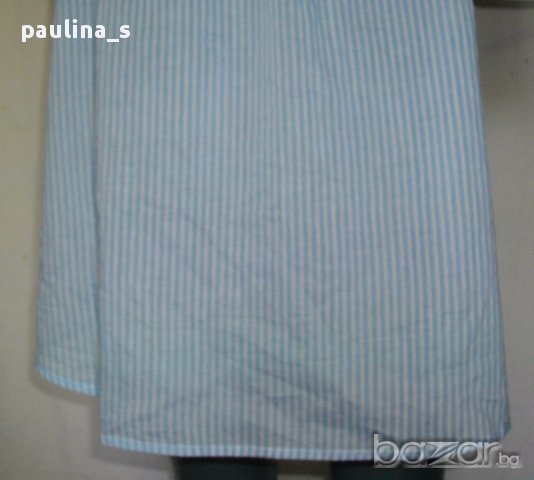 Рокля тип риза от много фин индииски памук ”Н&М”® / голям размер , снимка 12 - Рокли - 14788752