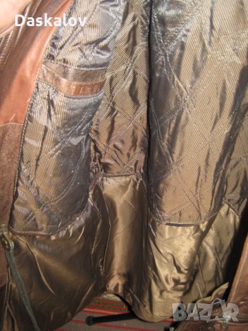Продавам мъжко яке естествена кожа, снимка 6 - Якета - 23851495