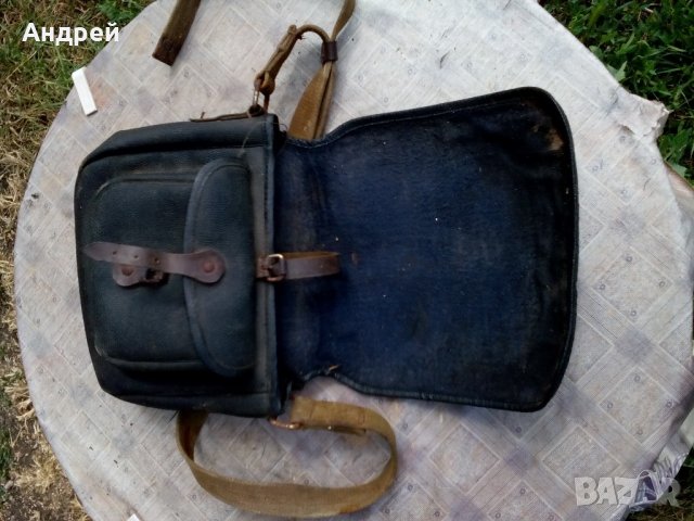 Стара кожена чанта #6, снимка 4 - Антикварни и старинни предмети - 21988510
