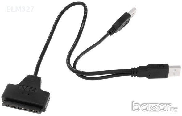 Кабел/адаптер USB 2.0 към SATA HDD 2.5", снимка 3 - Кабели и адаптери - 8344613