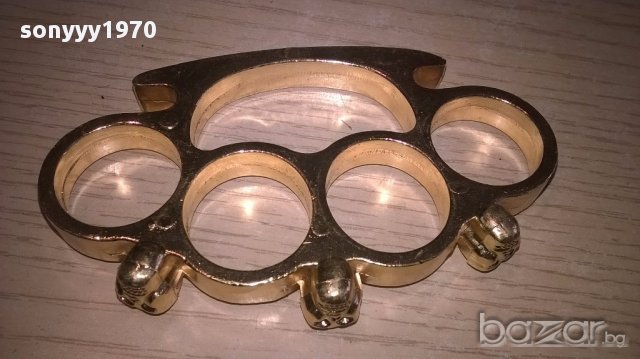 Бокс в цвят злато 11х7см-внос швеицария, снимка 1 - Антикварни и старинни предмети - 17293029