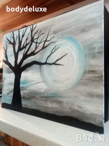 зимно утро картина, снимка 4 - Картини - 24466973