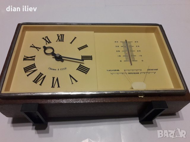Стар настолен часовник , снимка 4 - Антикварни и старинни предмети - 25028340