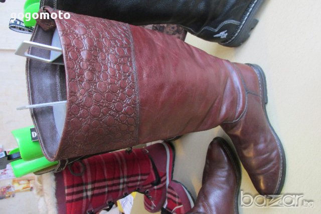 дамски ежедневен ботуш, made in EUROPE, N- 39, 100% висококачествена естествена кожа,GOGOMOTO.BAZAR, снимка 13 - Дамски ботуши - 17044139