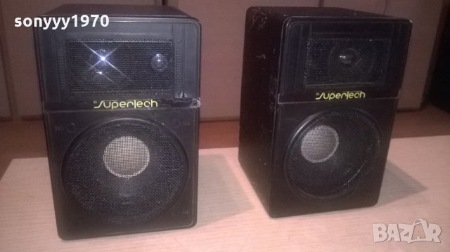 supertech 2x100w/4ohm-2бр метални тонколони-внос швеицария, снимка 3 - Тонколони - 24980985