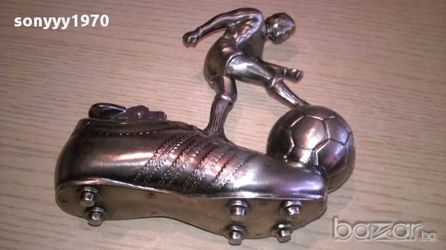 Ретро метална запалка с футболист 14/14/5см-внос швеицария, снимка 10 - Антикварни и старинни предмети - 16451557