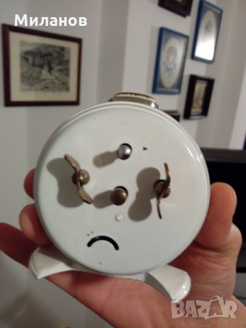 Немски настолен часовник,будилник, снимка 3 - Антикварни и старинни предмети - 24286885